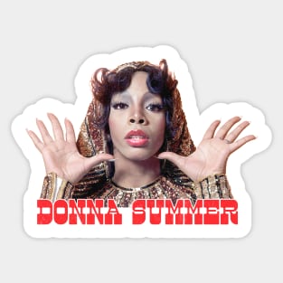 Donna Summer / Retro Style Fan Art Design Sticker